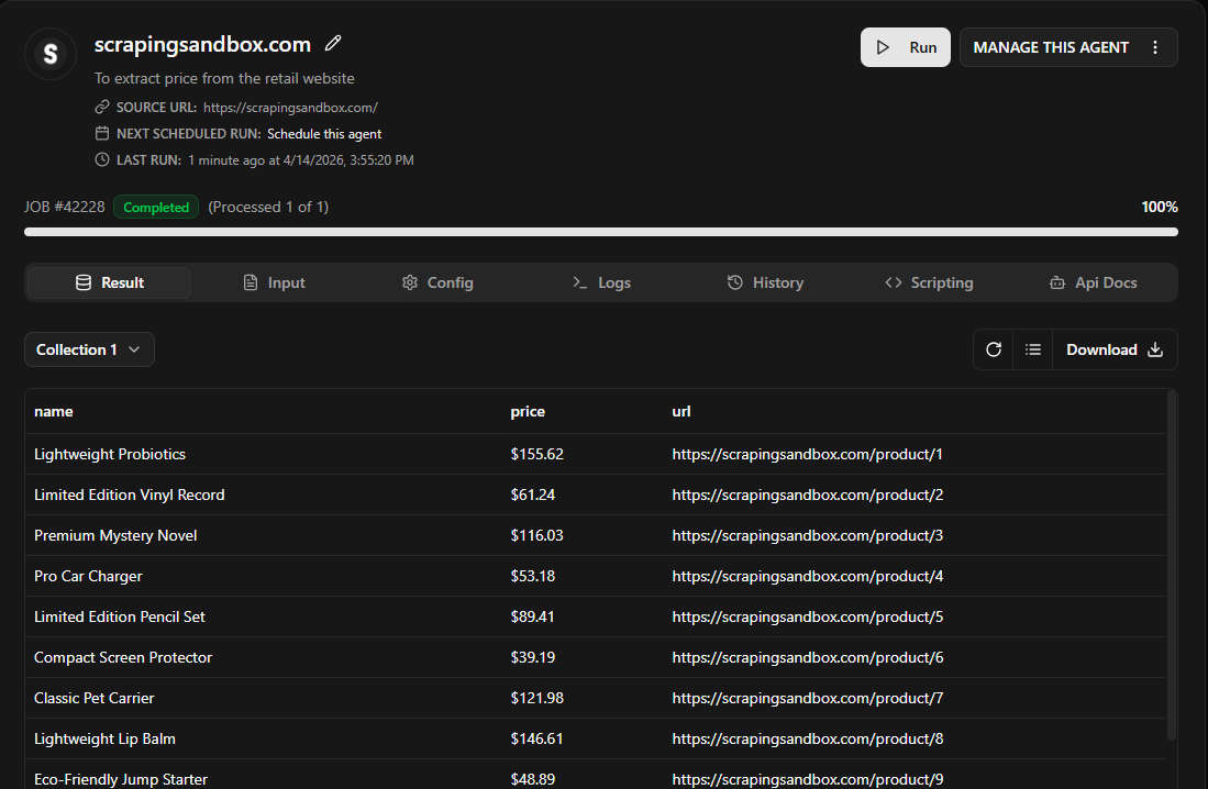 Competitor Price Monitoring